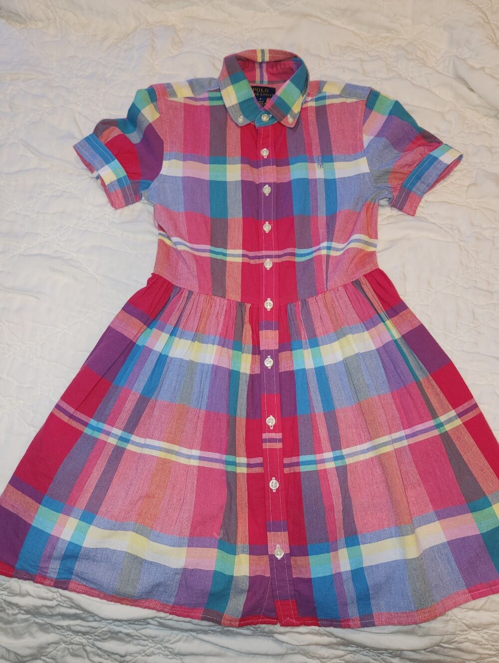NWOT Ralph Lauren Little Girls Dress, Size 8